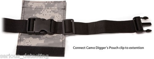 Garrett Camo Tactical Bag with Belt Extender - Durable Hunting & Outdoor Gear for Camping, Hiking & Survival