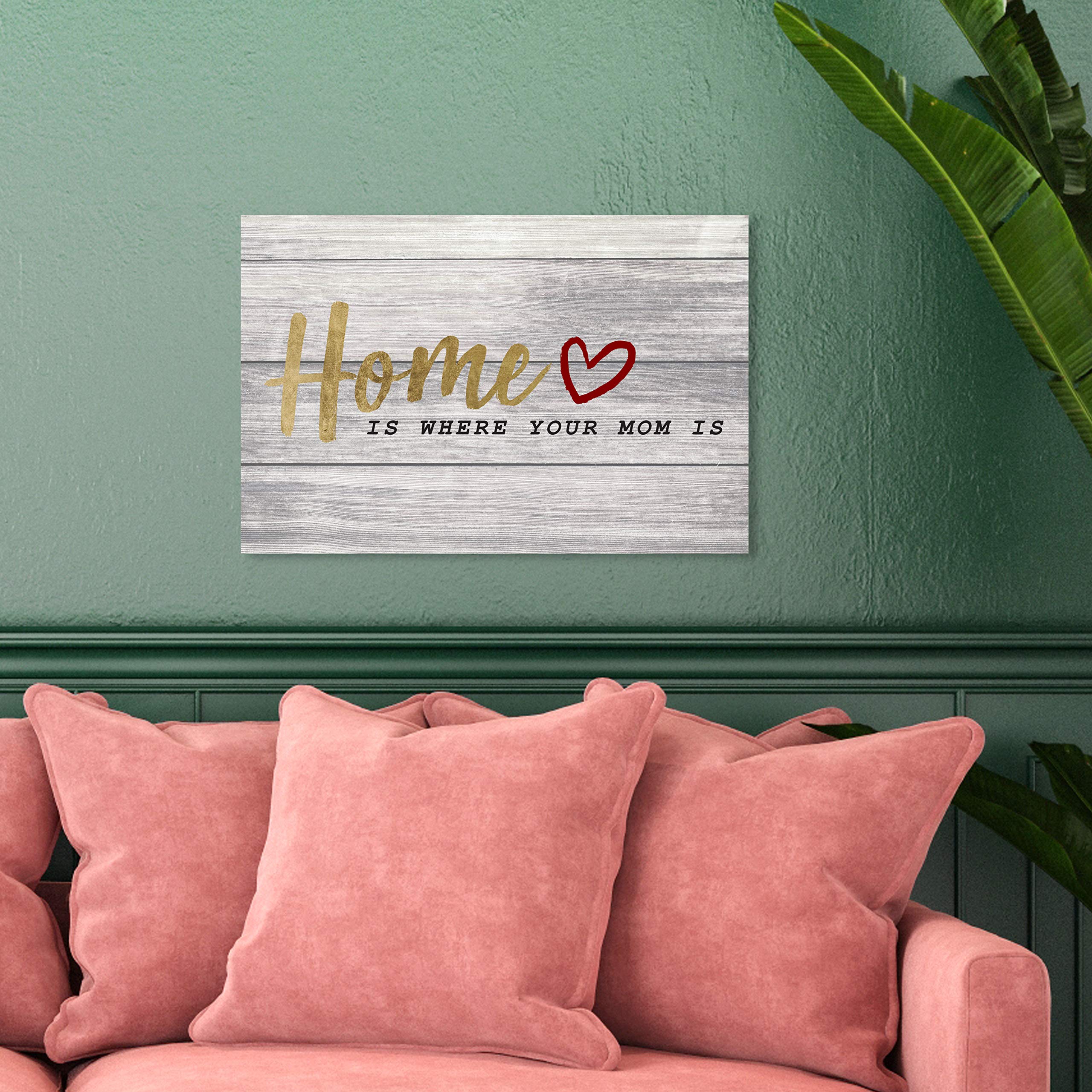 Oliver Gal Artist Co. Typography & Quotes Wall Art Canvas Print - Gold & Gray Modern Home Decor (24