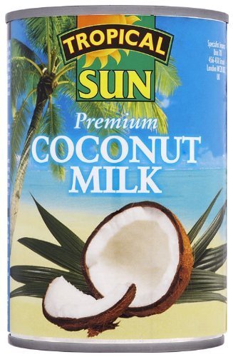Tropical Sun Coconut Milk 400ml - Pack of 1 for Cooking & Baking