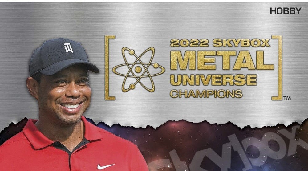 2022 Upper Deck Skybox Metal Universe Champions Hobby Box - Premium Trading Cards for Collectors & Sports Fans - Perfect for Gifts, Investments & Display Collections