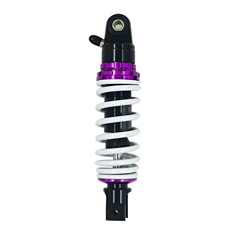 9.2 Inch 235MM Motorcycle Rear Shock Absorber - Universal Fit for Yamaha Jog 50/ZR 50/EVO 50 Scooters - White Adjustable Suspension for Smooth Riding & Performance Upgrade | Perfect for City Commuting & Off-Road Adventures