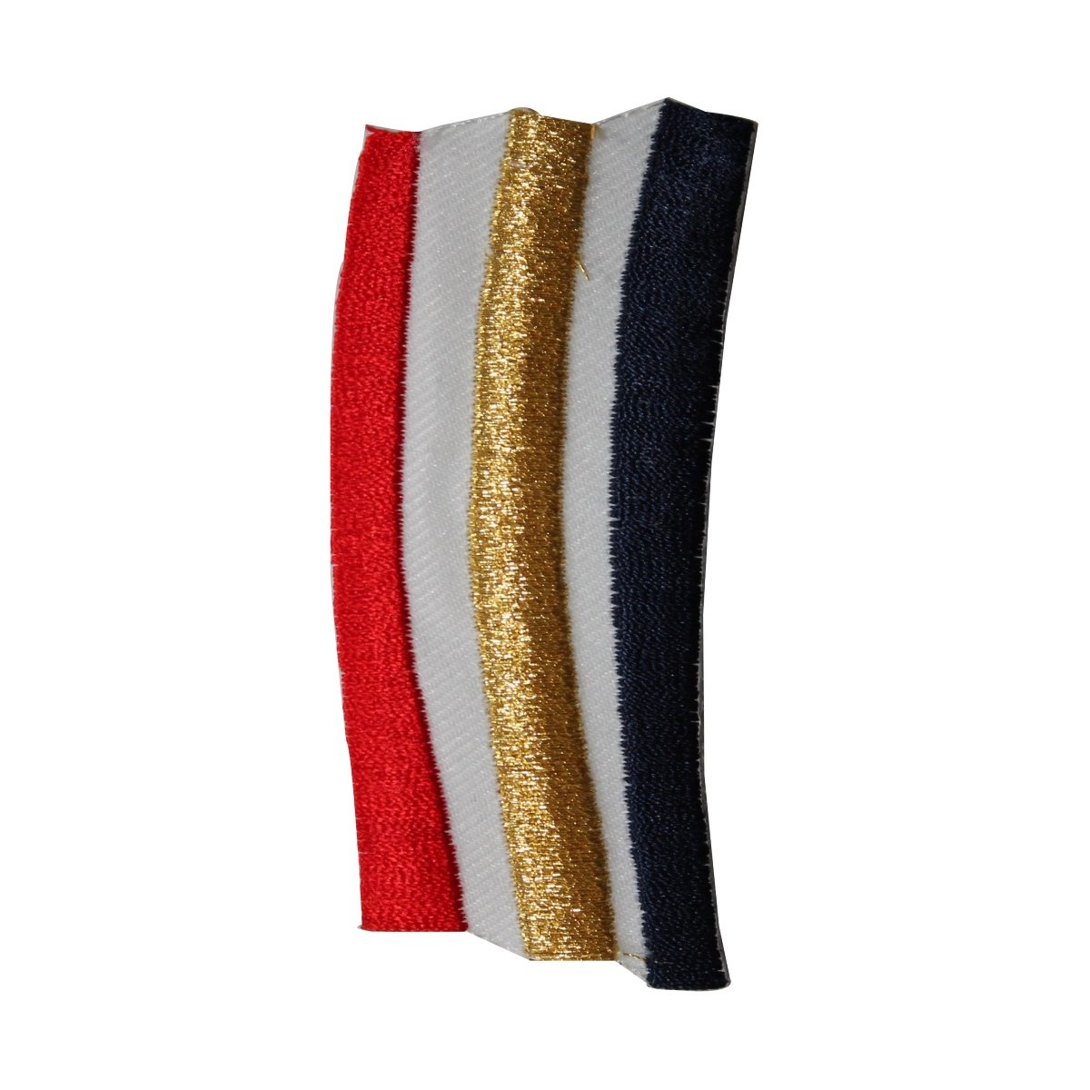 American Flag Patriotic Beach Towel Patch - USA Stripes Embroidered Iron-On Applique for DIY Crafts, Swimwear & Summer Accessories