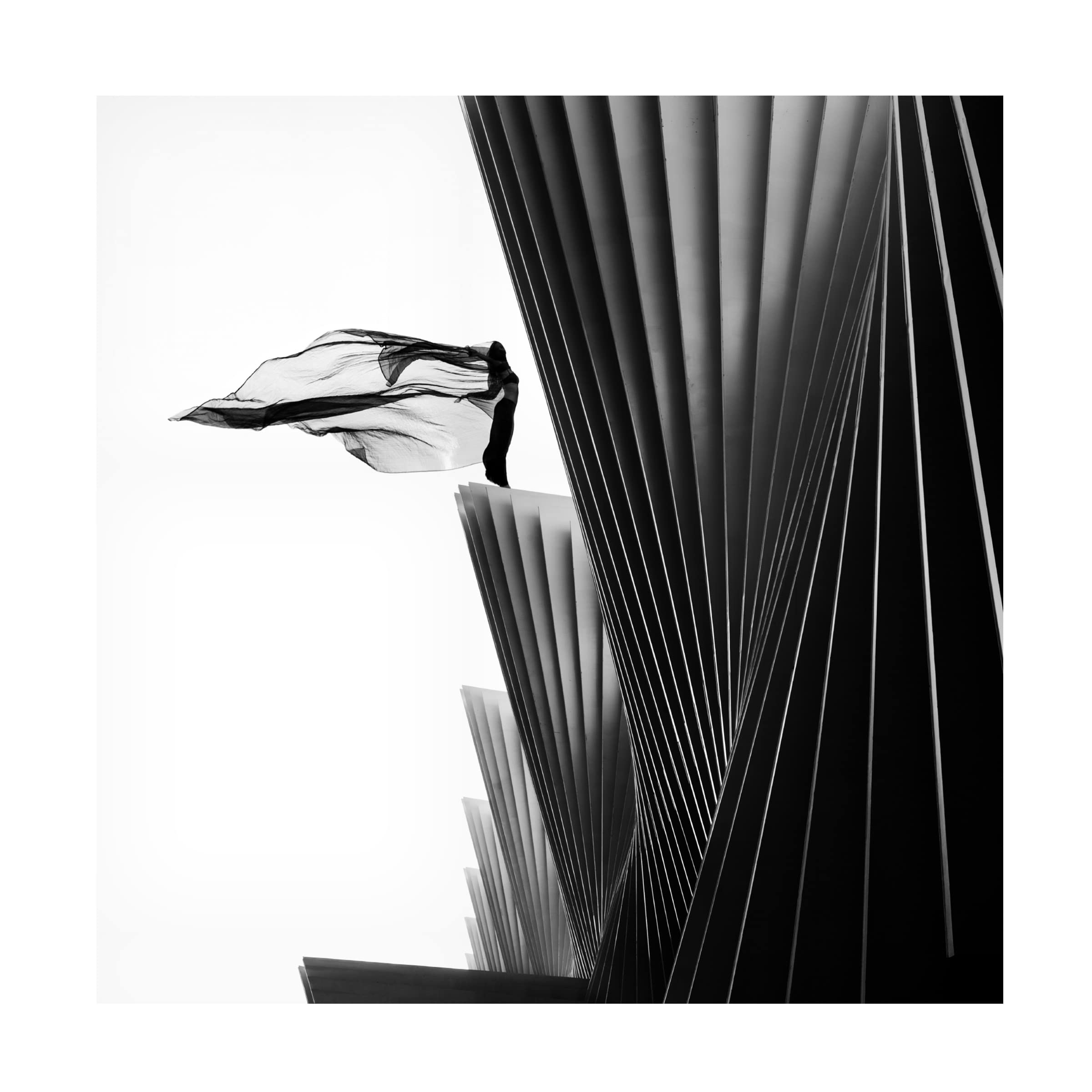 Patrick Odorizzi 'On The Edge' Canvas Wall Art Print - Modern Abstract Painting for Living Room, Bedroom & Office Decor