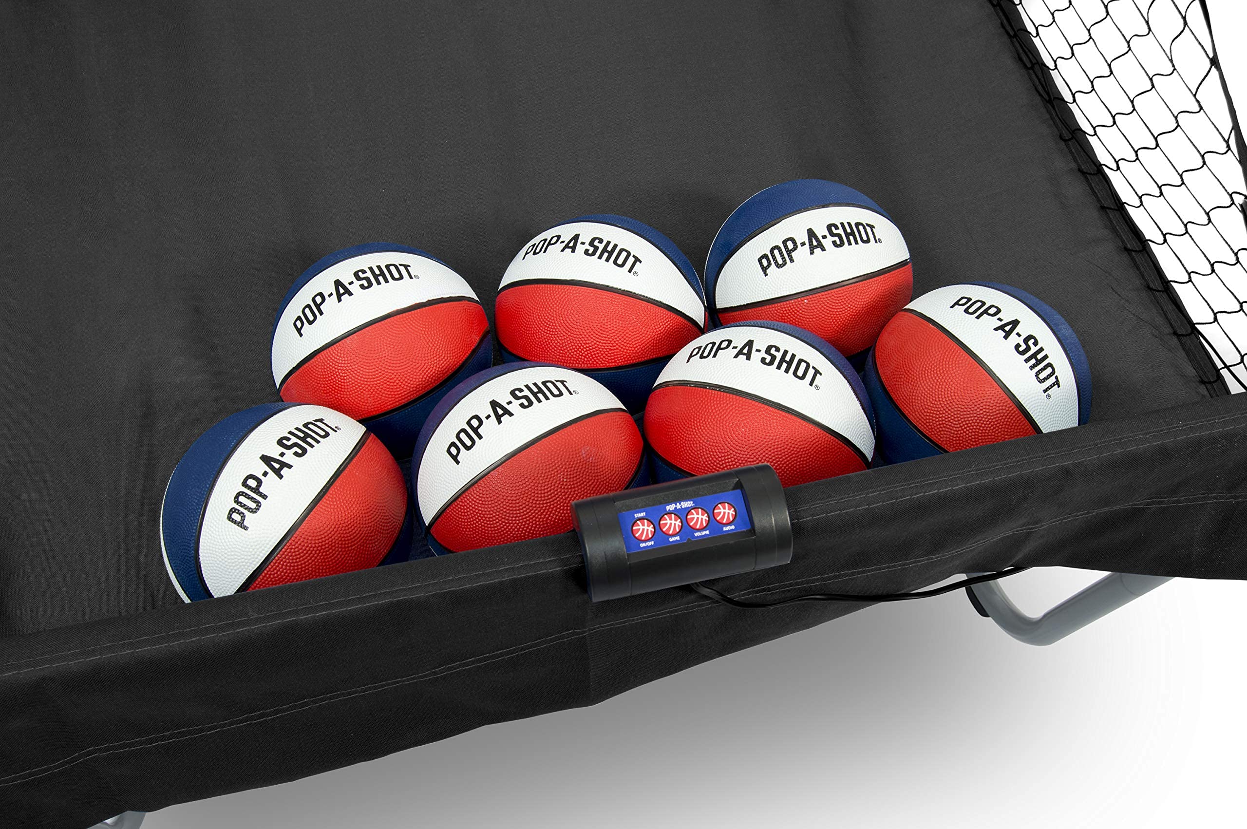Pop-A-Shot Home Dual Shot Basketball Game with Phoenix Suns NBA Graphics - Sensor Scoring, 16 Game Modes, 7 Balls, Foldable Storage - Perfect for NBA Fans | Indoor Basketball Training & Family Game Night Entertainment