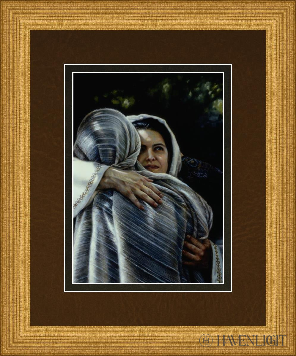 Refuge By Liz Lemon Swindle - Inspirational Christian Wall Art for Home & Office Decor - Perfect for Living Rooms, Bedrooms, and Prayer Spaces