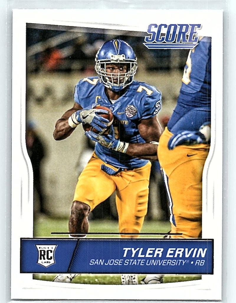 2016 Score Rookies #431 Tyler Ervin NFL Football Card RC - Mint Condition | Collectible Sports Memorabilia for Fans & Investors | Perfect for Display, Trading, and Gifting