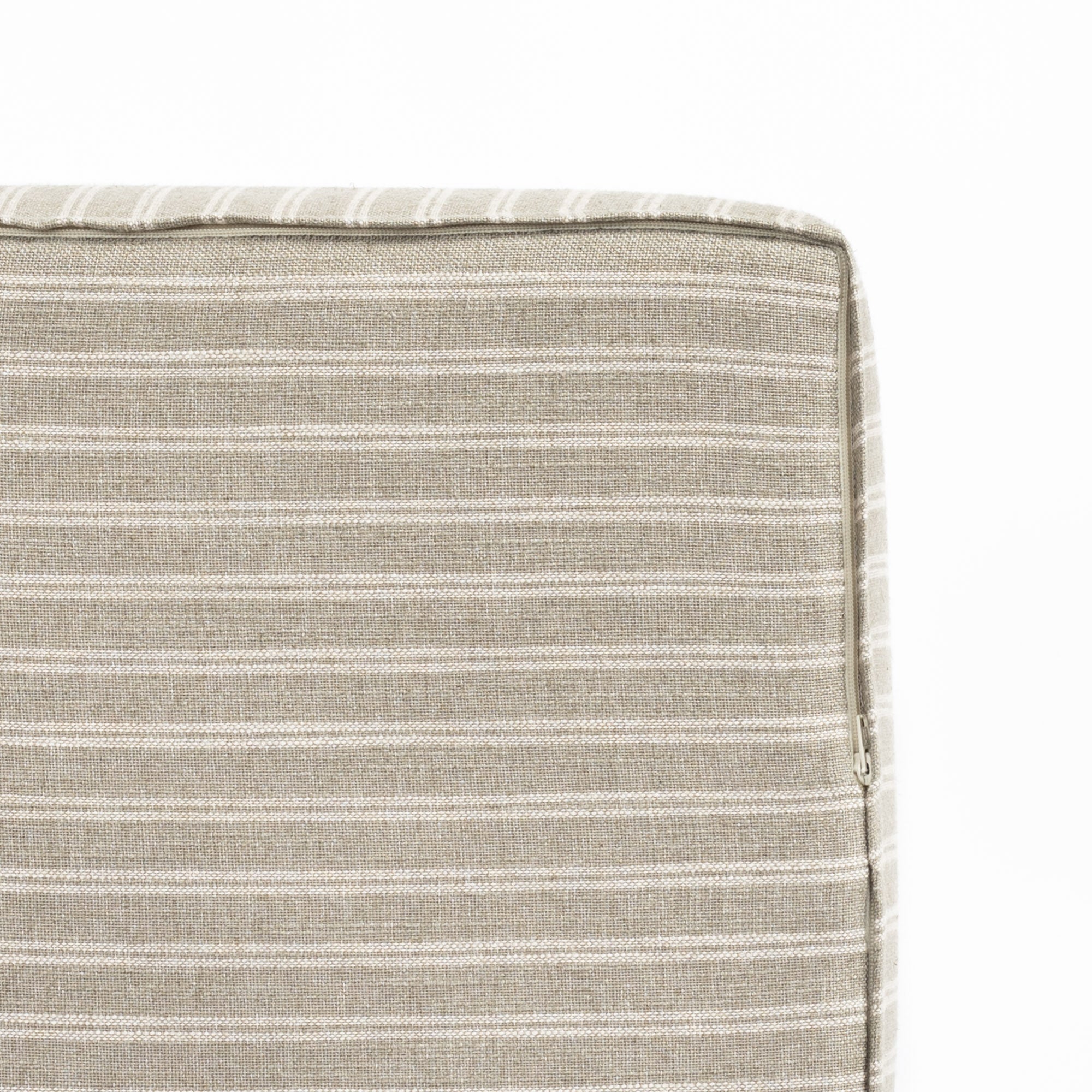 Conway Stripe 16x16 Cube Storage Ottoman with Removable Cover - Sage Green - Perfect for Living Room, Bedroom & Home Decor