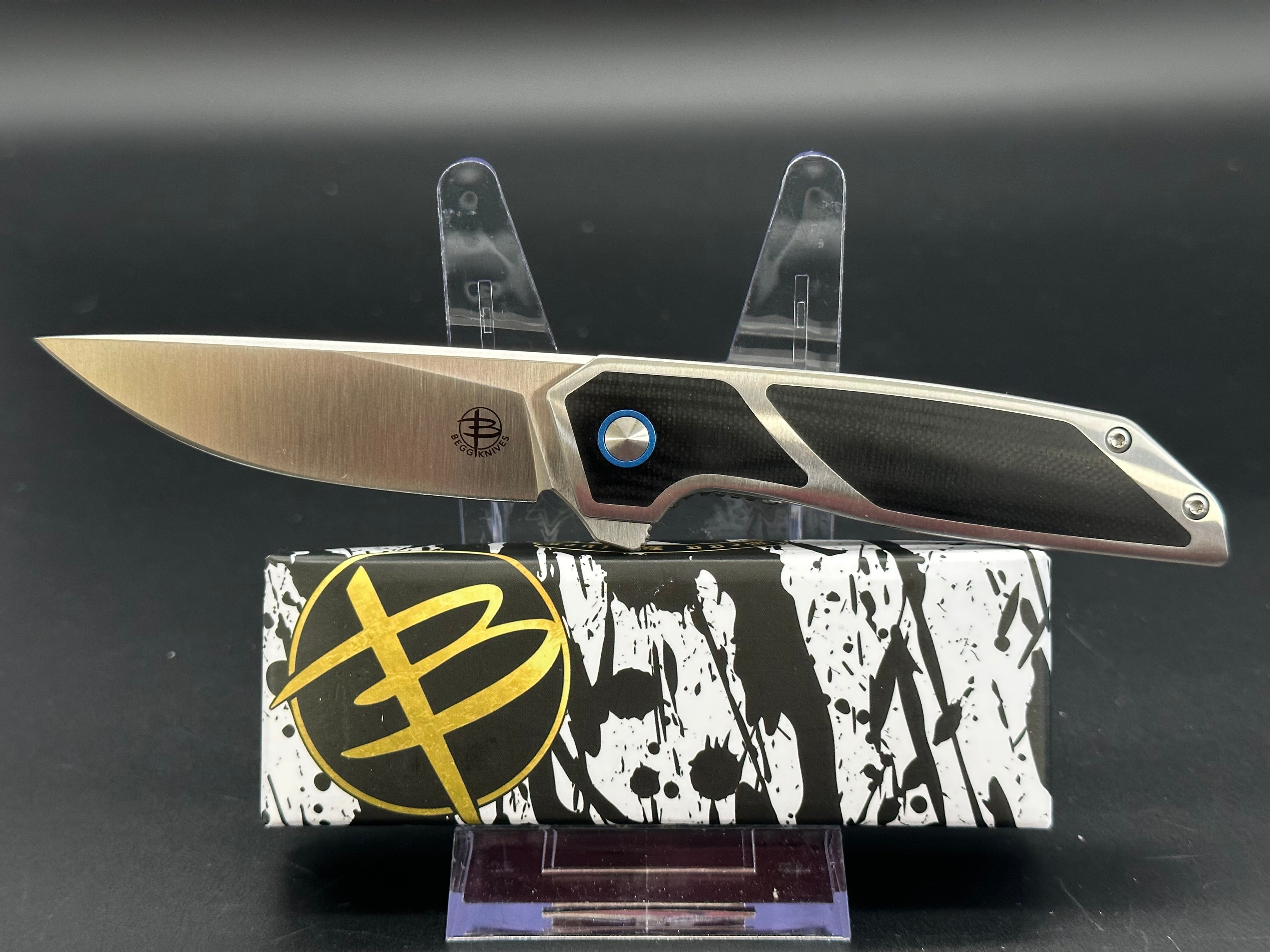 BEGG Knives DIAMICI - Premium Handcrafted Pocket Knife for Outdoor, Camping & EDC - Durable Stainless Steel Blade & Ergonomic Grip - Perfect for Hiking, Fishing & Survival Gear