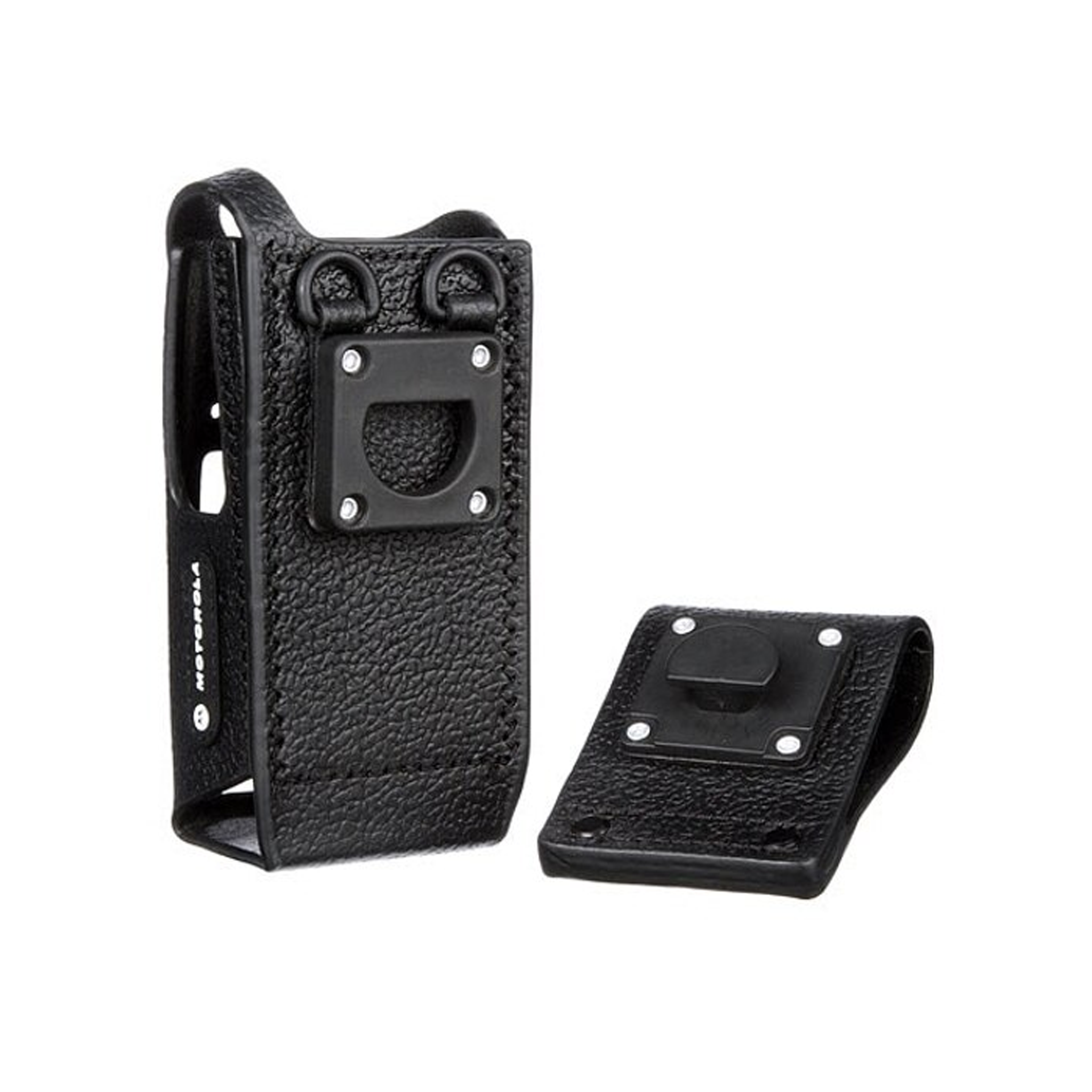 Motorola PMLN5842A Premium Hard Leather Case with Swivel Belt Loop - Durable Protection for Motorola Radios | Ideal for Construction, Security & Outdoor Work