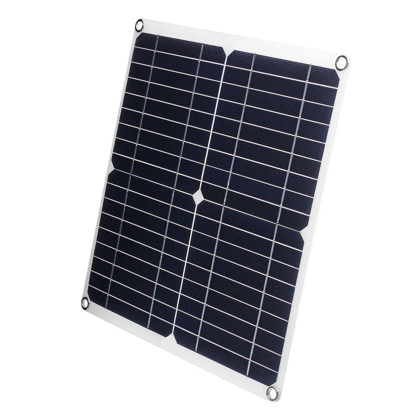 5V/20W Portable Solar Panel Kit with 10A Controller - Monocrystalline USB/DC/Type-C Solar Charger for Phones, Power Banks & Outdoor Activities | Perfect for Camping, Hiking, RV Trips & Emergency Power