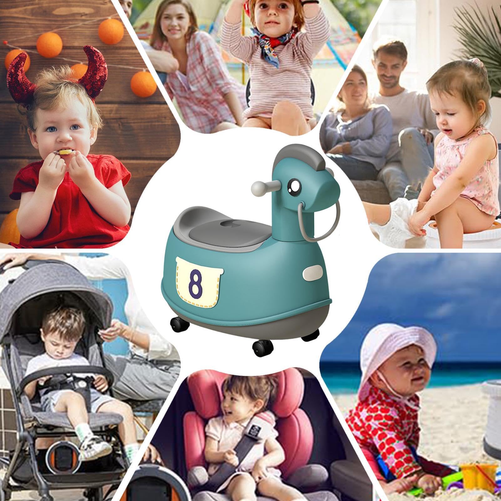 **Potty Training Seat for Toddlers - Non-Slip Portable Travel Toilet for Boys & Girls | Kids Toilet Training Essentials for Home & Travel Use**
