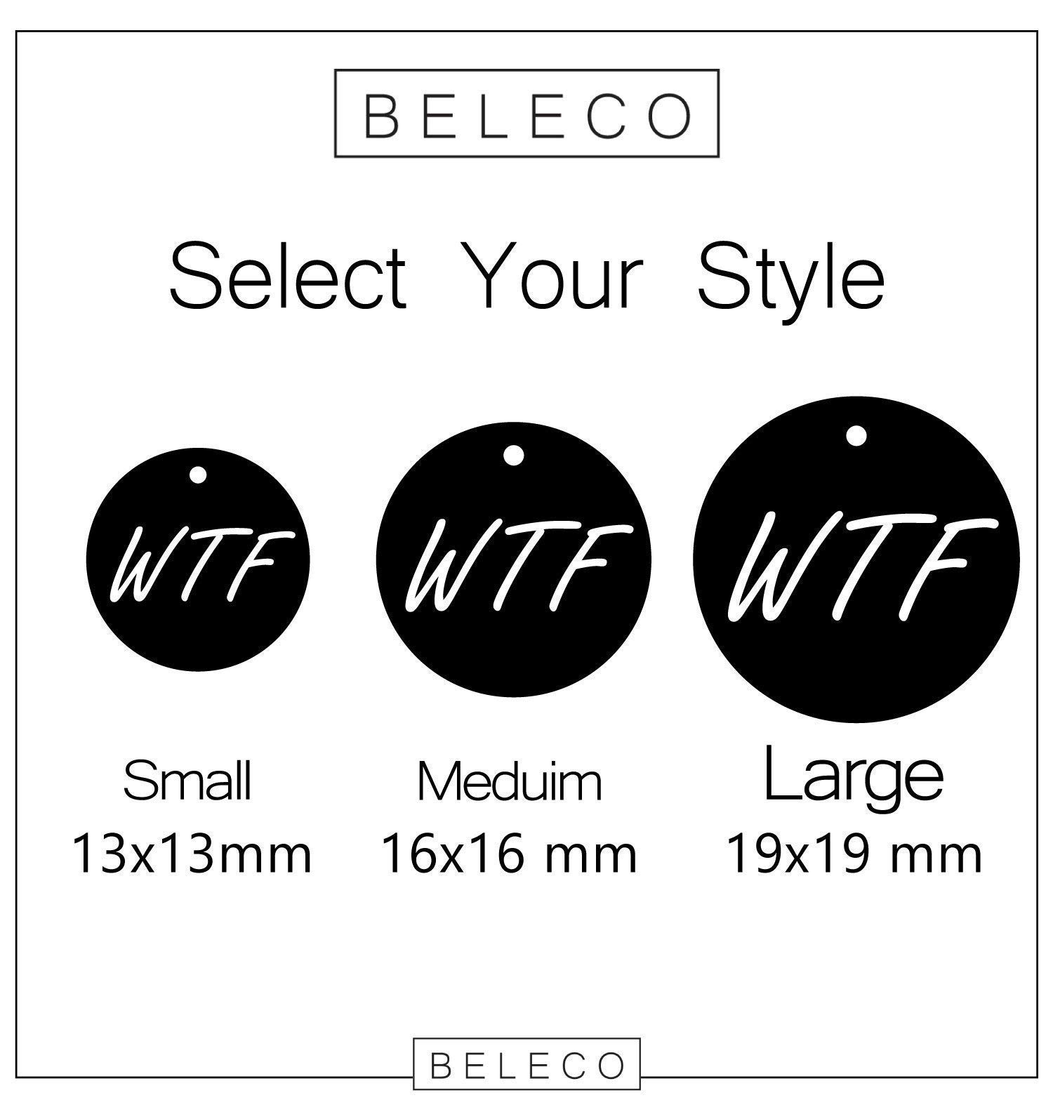 WTF Necklace - Best Friends BFF Necklace Set for Sister, Girlfriend & Bestie | Cute Matching Jewelry Gift for Women | Perfect for Birthdays, Anniversaries & Friendship Day