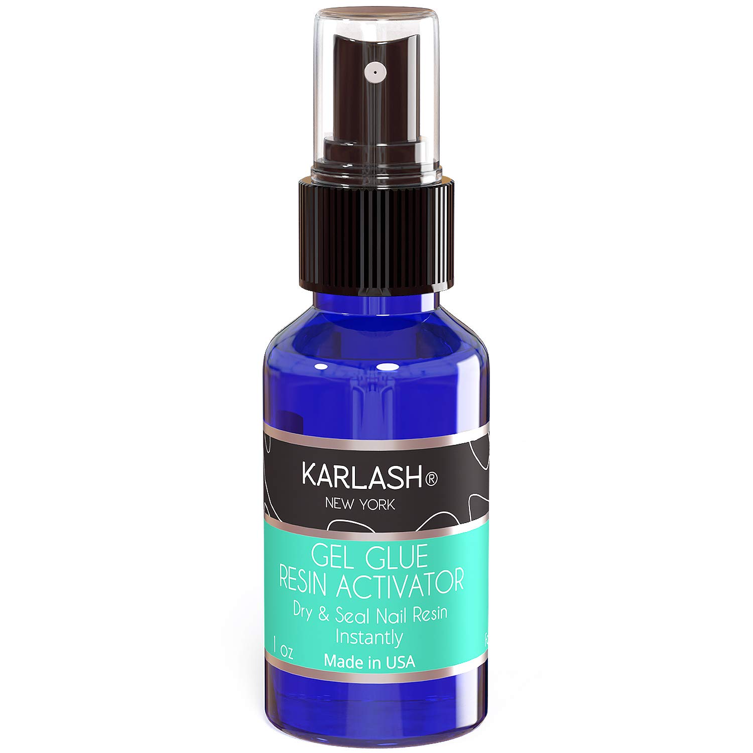 Karlash Professional Eyelash Extension Kit - Dip System Brush On Glue Gel (0.5 oz) & Resin Gel Glue Activator (1 oz) for Salon & Home Use | Long-Lasting Lash Adhesive for Volume & Classic Extensions