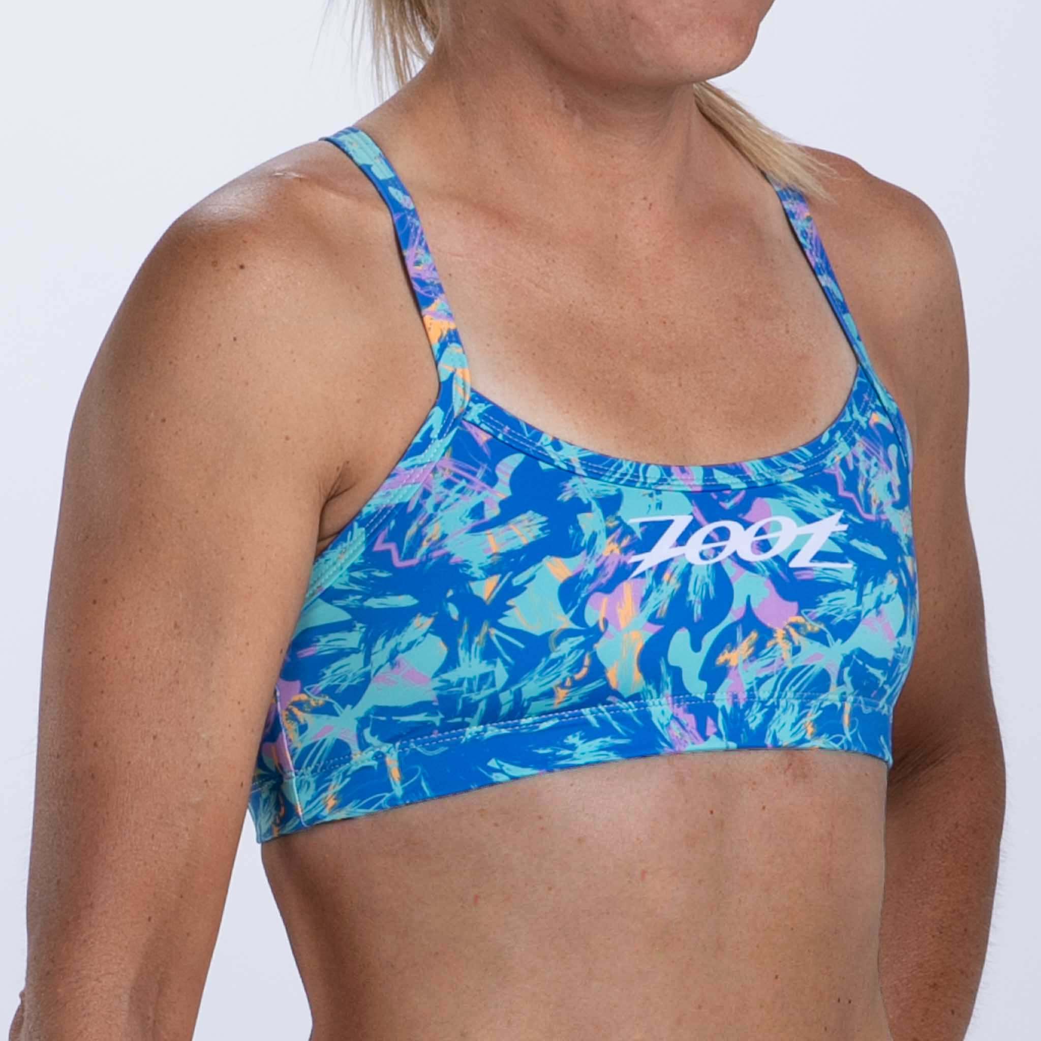 Women's Limited Edition Swim Bikini Top - Koa Blue | High-Quality Beachwear for Swimming, Sunbathing & Summer Vacations