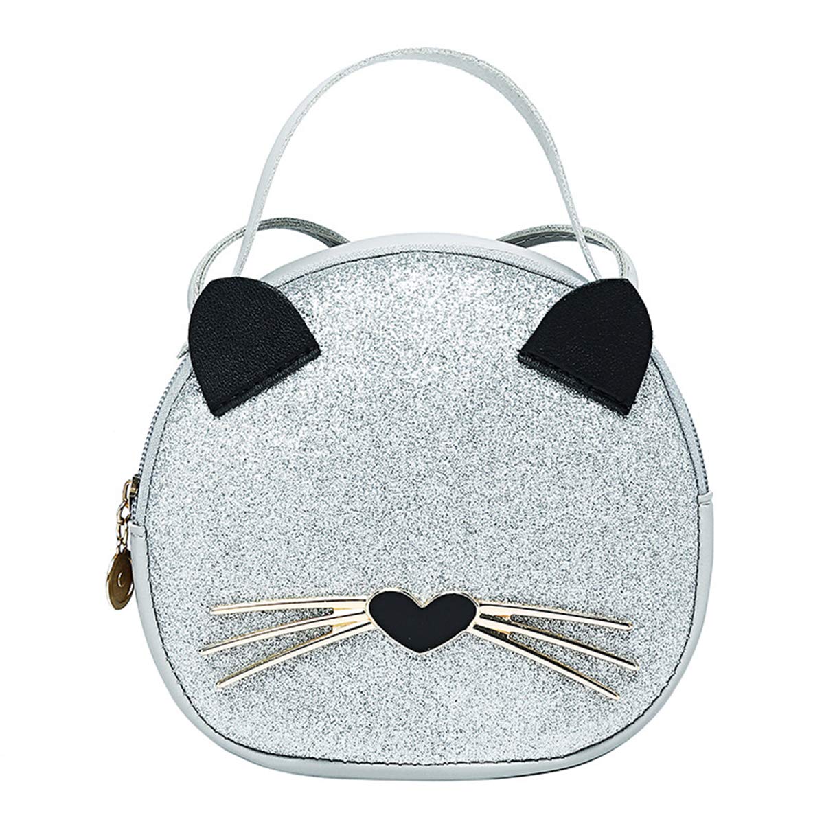 Sparkly Glitter Sequin Cat Crossbody Bag - Cute Mini Shoulder Purse for Women, Perfect for Parties, Date Nights & Casual Outings