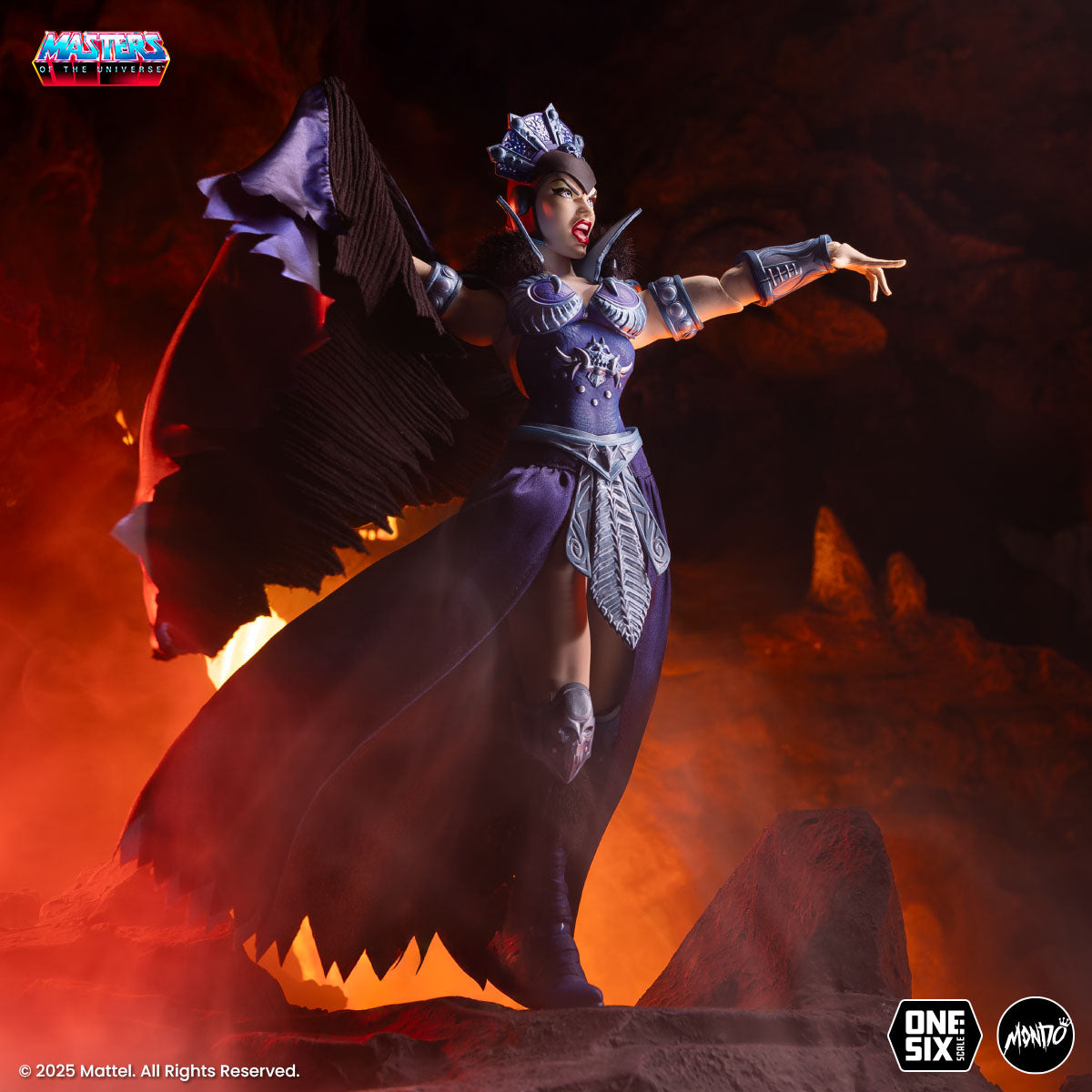Masters of the Universe Evil Lyn 1/6 Scale Collectible Action Figure - Limited Timed Edition - Perfect for Display, Collectors & He-Man Fans