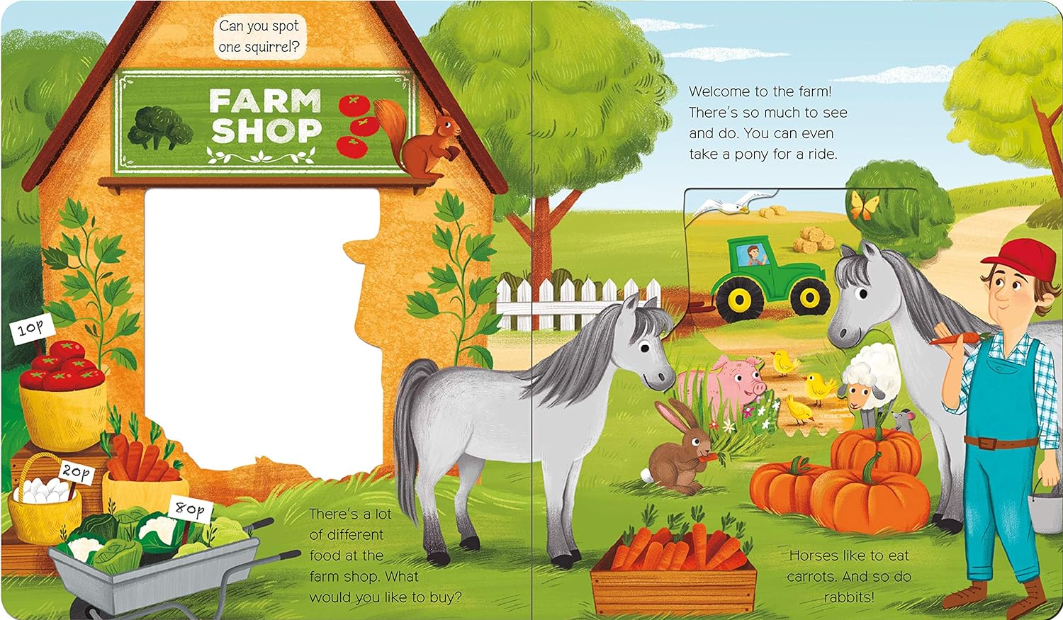 What Can You See On the Farm? - Interactive Board Book for Toddlers & Babies - Perfect for Early Learning and Bedtime Stories