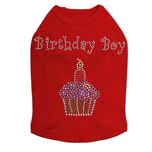 Birthday Boy Rhinestone Tank Top for Men - Sparkling Party Outfit in Multiple Colors - Perfect for Birthday Celebrations, Bachelorette Parties & Festive Events