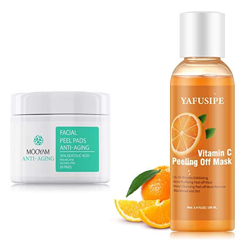 Glycolic Acid Pads 35% - Exfoliating Face Pads for Acne, Anti-Aging & Skin Renewal - Chemical Peel Treatment for Face & Body - Perfect for Daily Skincare Routine & Post-Workout Refresh