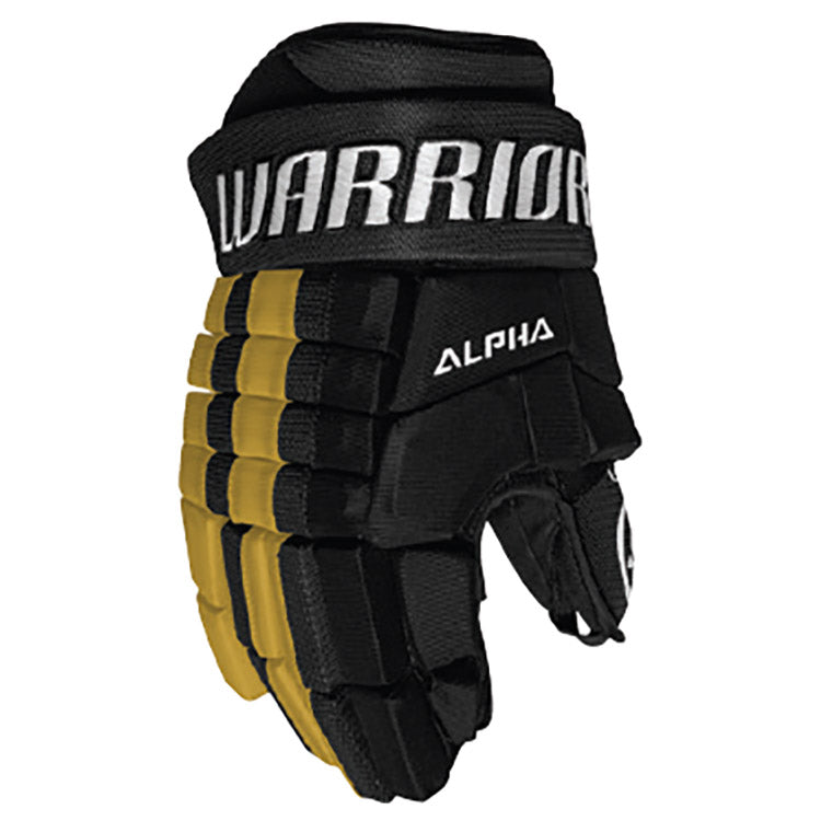 Warrior Alpha FR2 Senior Ice Hockey Gloves - Protective Hockey Gear for Men & Women - Perfect for Ice Skating, Hockey Games & Winter Sports Training
