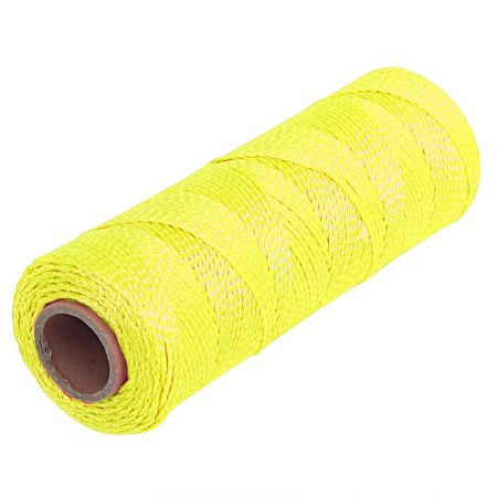 Premium Goldblatt Braided Nylon Mason Line - 500ft Strong Construction String for Bricklaying, Concrete Work & Outdoor Projects - Weather-Resistant DIY Twine for Landscaping, Gardening & Home Improvement