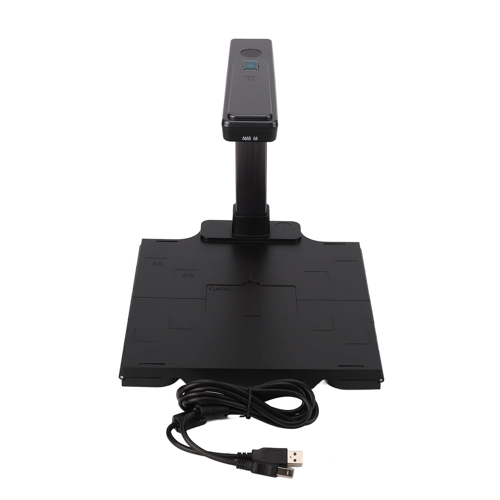 5MP Portable Document Camera for Teachers - Auto Focus, LED Lights, Foldable USB Scanner for A4 Size | Live Demos, Distance Learning, ID Card & Book Scanning | Windows Compatible | Perfect for Online Teaching, Webinars & Remote Education