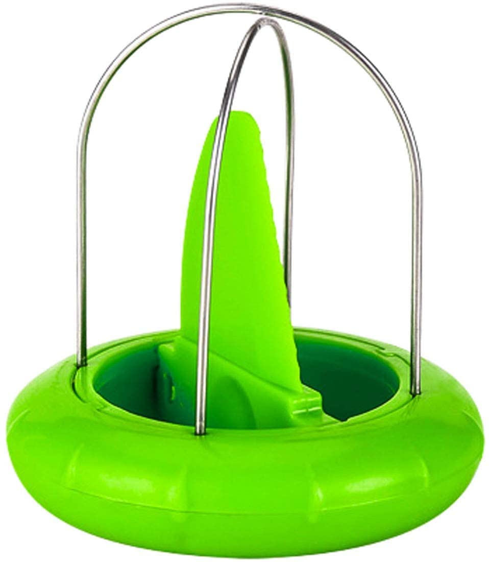 2 in 1 Stainless Steel Kiwi Peeler & Slicer - Easy Grip Handle Fruit Cutter Tool for Kiwi, Mango, Avocado - Perfect for Smoothie Bowls, Fruit Salads & Healthy Snacks