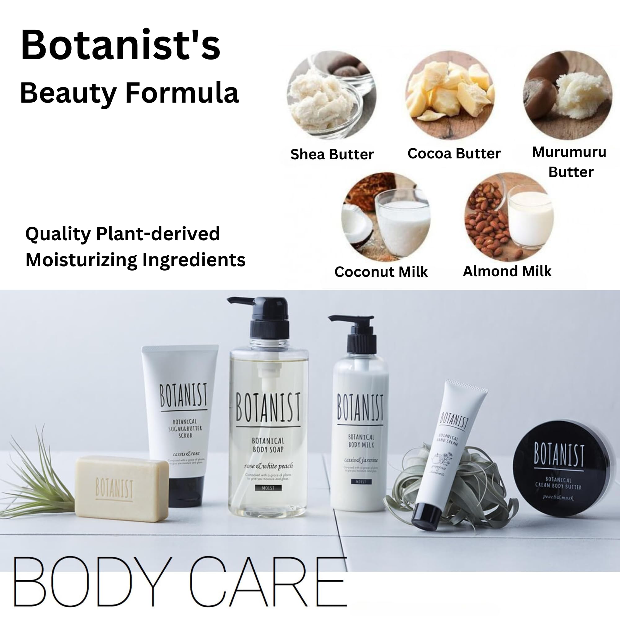 **Botanist Moisturizing Body Wash & Shampoo Set - Shea Butter & Macadamia Nut Oil for Hydration, Rosemary Leaf Extract for Scalp Care - Sulfate, Paraben & Dye-Free - 16.5 Fl Oz (490mL) Pack of 2 - Perfect for Dry Skin & Sensitive Scalp**