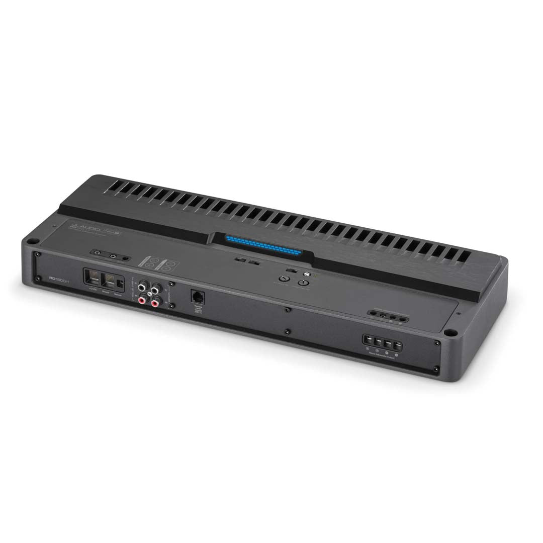 JL Audio RD1500/1 Class D Mono Car Amplifier - 1500W RMS Power, RD Series High-Performance Subwoofer Amp for Deep Bass - Perfect for Car Audio Systems & Truck Sound Upgrades