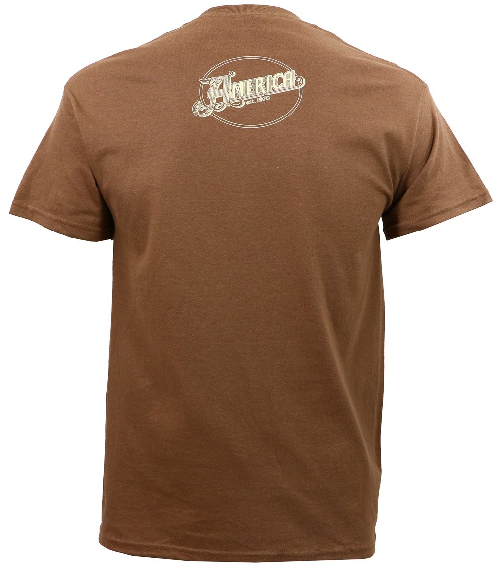 Ventura Highway Men's Brown T-Shirt - Medium Size | Casual Streetwear for Everyday Comfort & Style