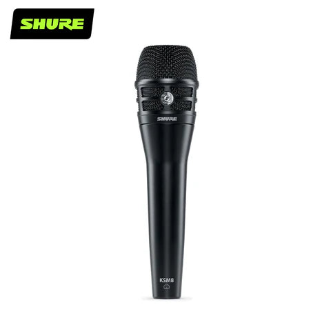 Shure KSM8 Dualdyne Cardioid Dynamic Vocal Microphone - Professional Studio & Live Performance Mic for Singers, Podcasters & Broadcasters