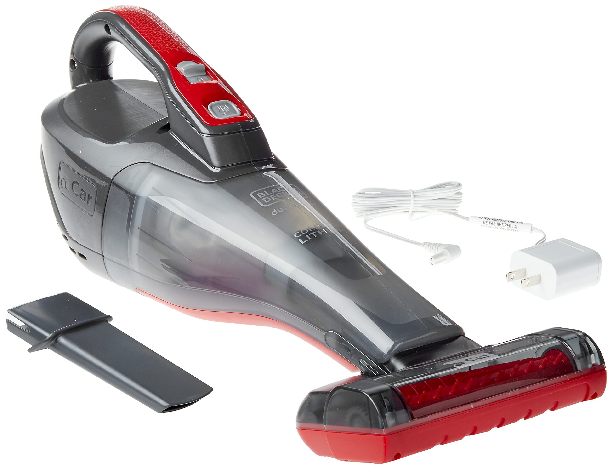 BLACK+DECKER HLVB315JA26 Cordless Handheld Vacuum Cleaner for Car & Home - Lightweight, Portable, Gray - Perfect for Car Seats, Upholstery & Small Spaces