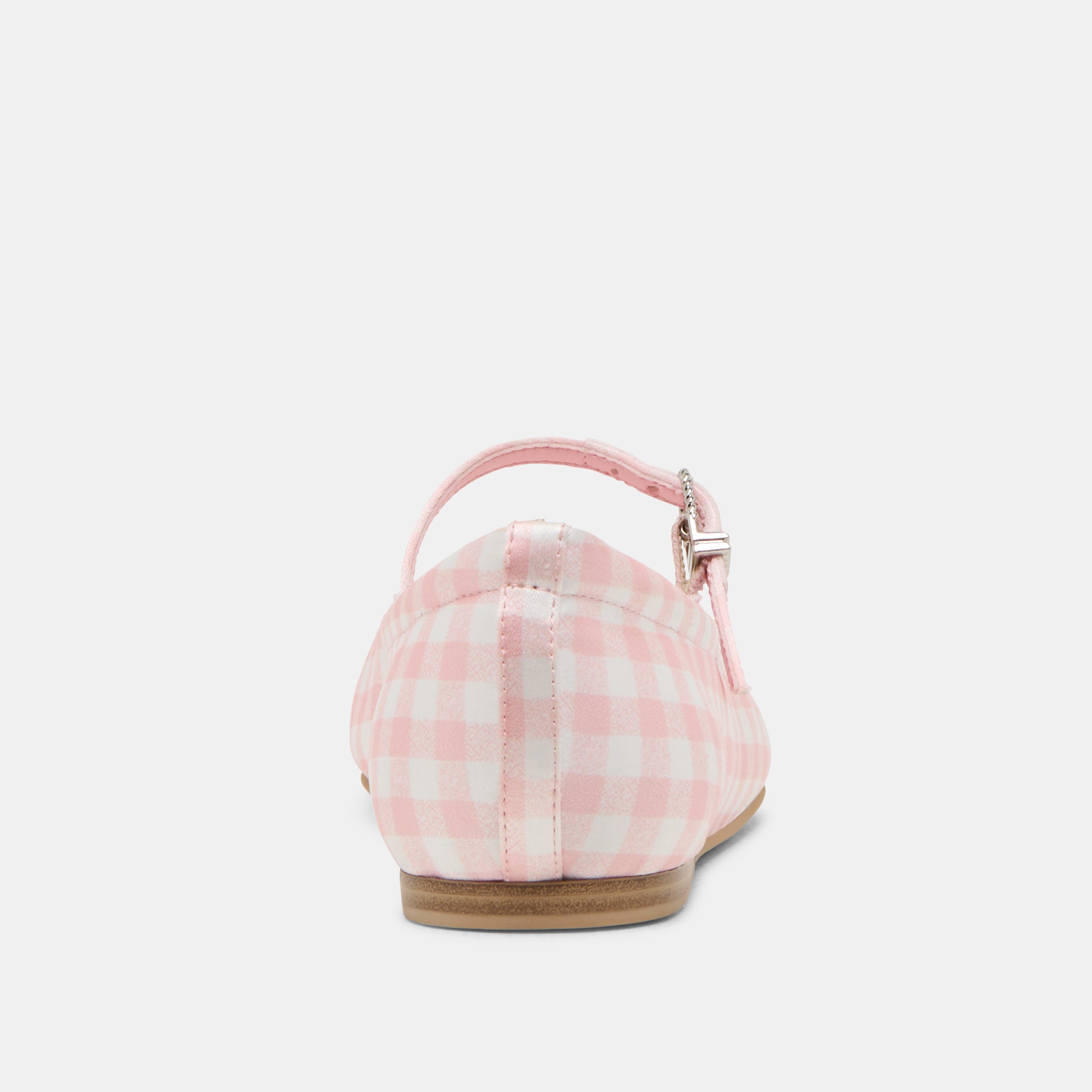 REYES X BYRDIE Women's Golf Ballet Flats - Pink Plaid Gingham Pattern | Comfortable & Stylish for Golf, Work & Casual Wear