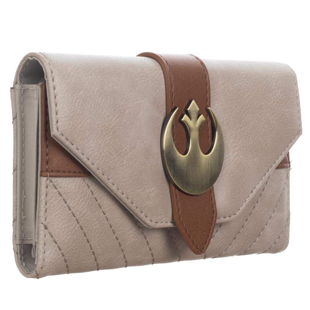 Star Wars Episode 9 Rey Faux Leather Wallet - Premium PU Leather Billfold for Men & Women - Perfect for Cosplay, Collectors & Everyday Use