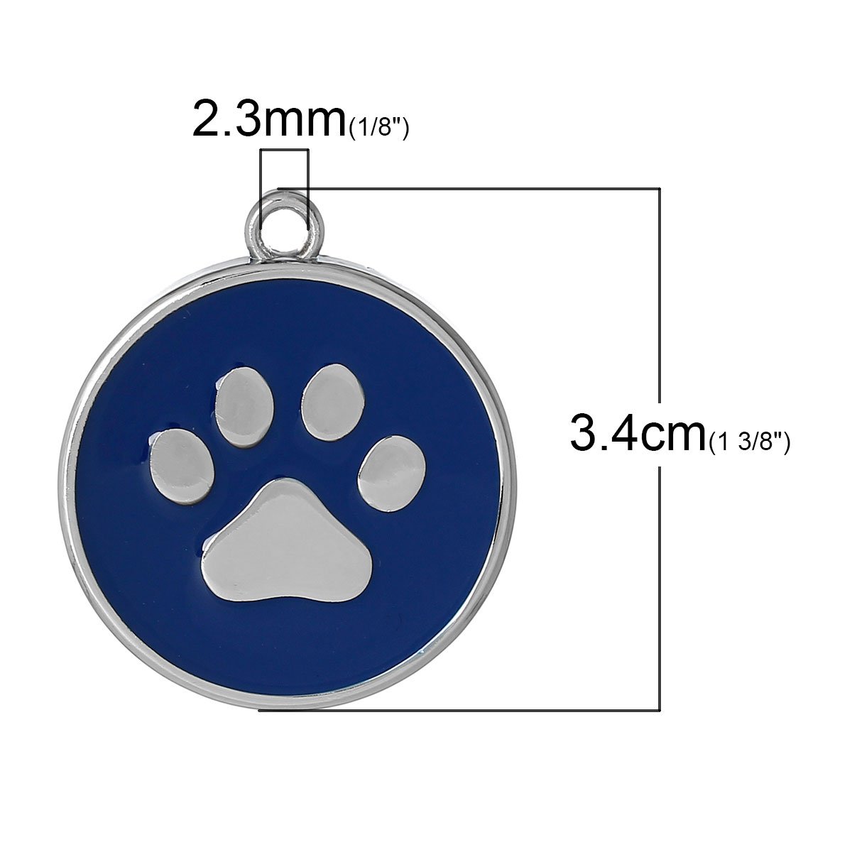 Sparkling Dog Paw Print Charm Pendant Necklace for Women - Elegant Pet Lover Jewelry Gift for Dog Owners, Perfect for Daily Wear, Date Nights & Special Occasions