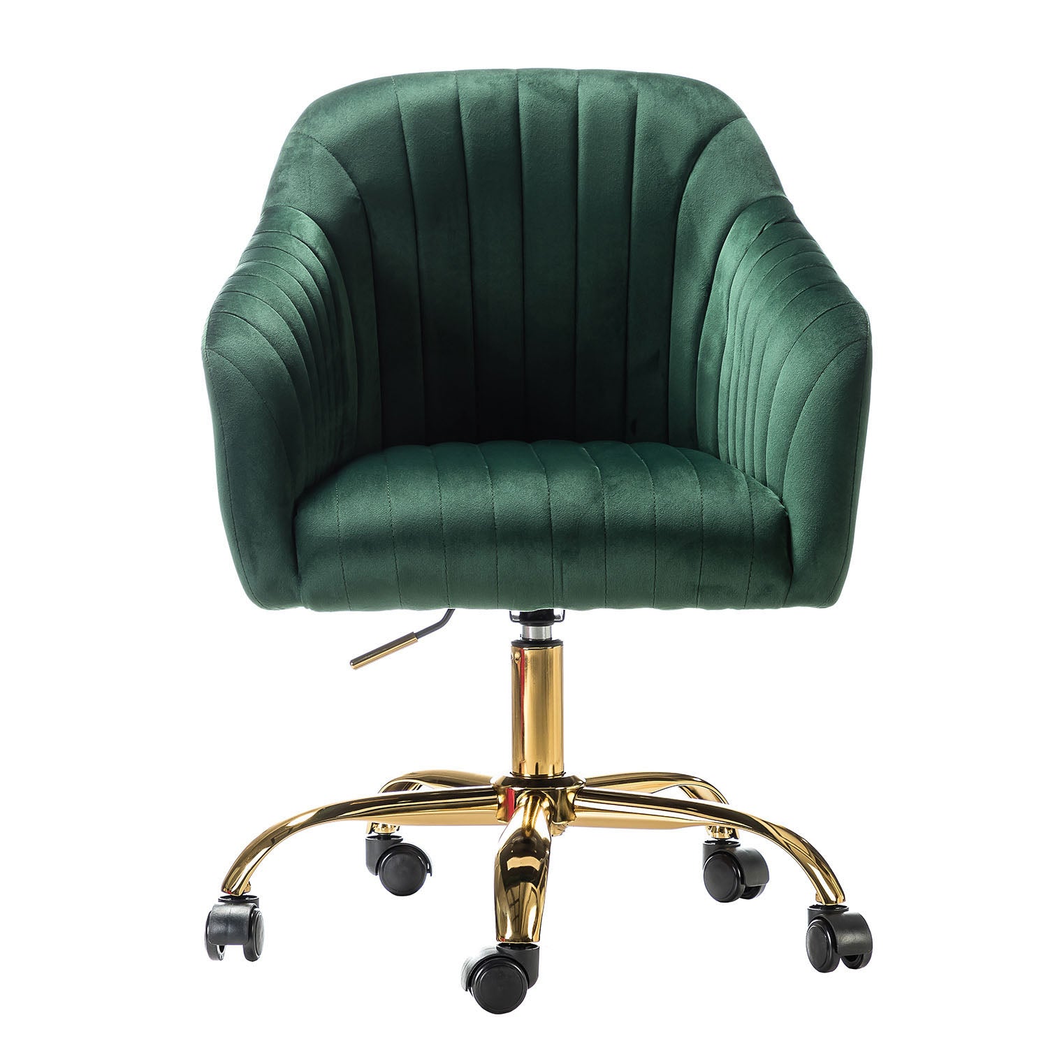 Luxury Velvet Office Chair - Ergonomic Desk Chair with Adjustable Height for Home & Workspace - Perfect for Remote Work, Gaming & Study