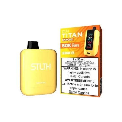 STLTH Titan MAX 50K Disposable Vape - 50000 Puffs, 30mL E-Liquid, Long-Lasting Vaping Device for Adults | Perfect for Travel, Parties & On-the-Go Use (Ontario)