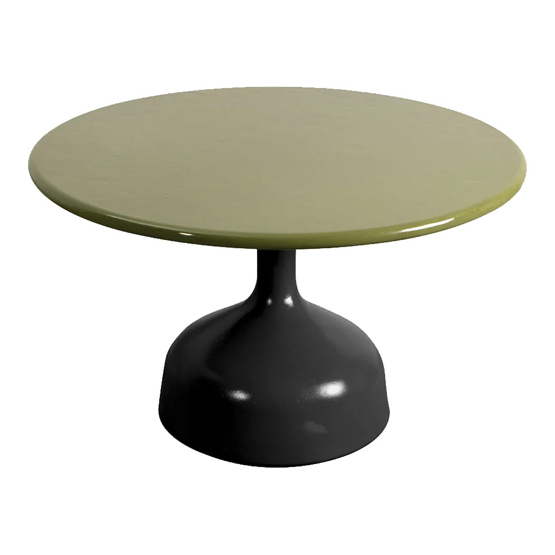 Modern Round Coffee Table with Tempered Glass Top - Large Size for Living Room, Lounge & Office Decor