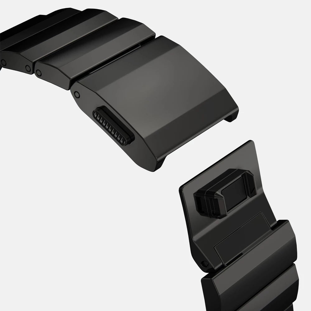 Premium Stainless Steel Apple Watch Band - Elegant & Durable Replacement Strap for Apple Watch Series 9/8/7/SE - Perfect for Workouts, Office & Everyday Wear