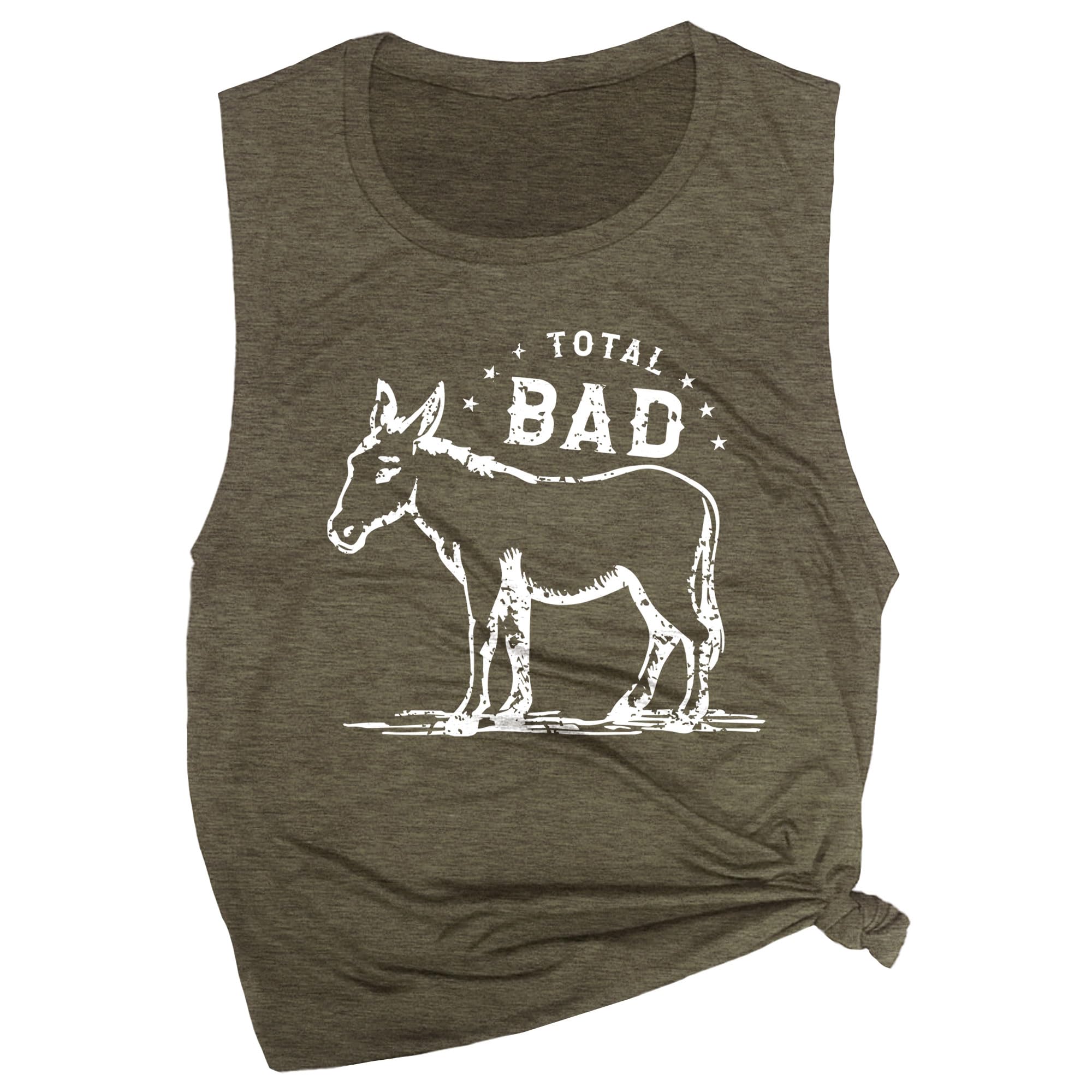 Funny Women's Workout Tank Top - Sleeveless Gym Shirt for Yoga & Fitness