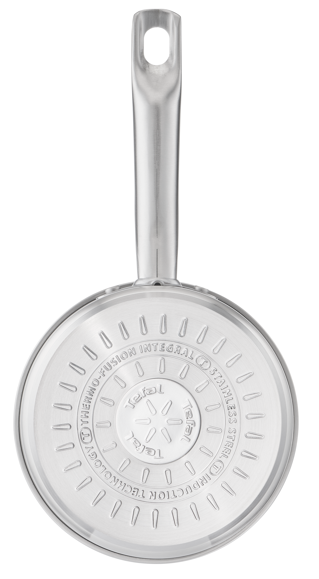 Tefal Virtuoso Premium Stainless Steel Induction Saucepan 16cm/1.6L with Glass Lid - Perfect for Cooking Sauces, Soups & Small Meals on Induction Cooktops