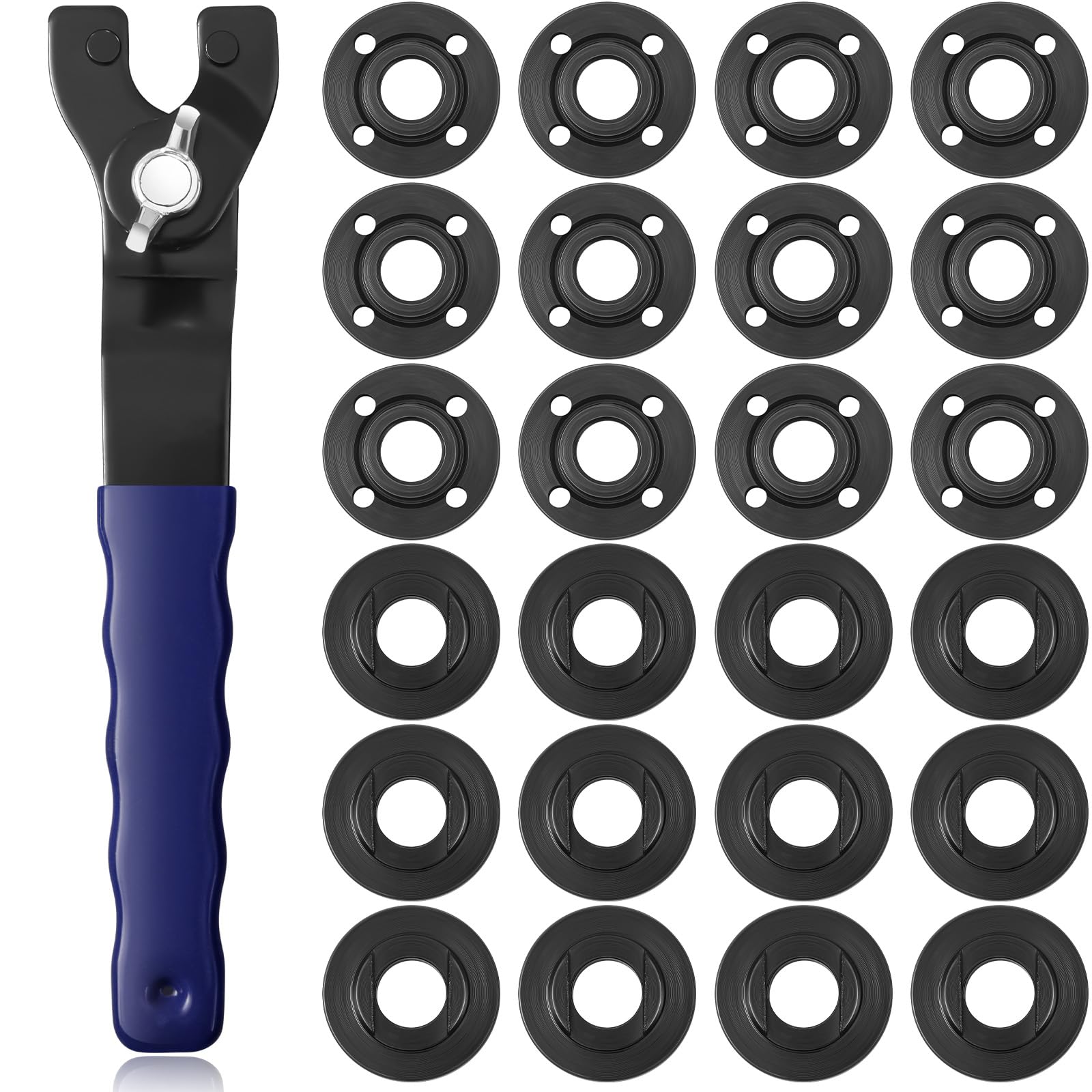 Hicarer 25-Piece Angle Grinder Nut Wrench Kit - 5/8