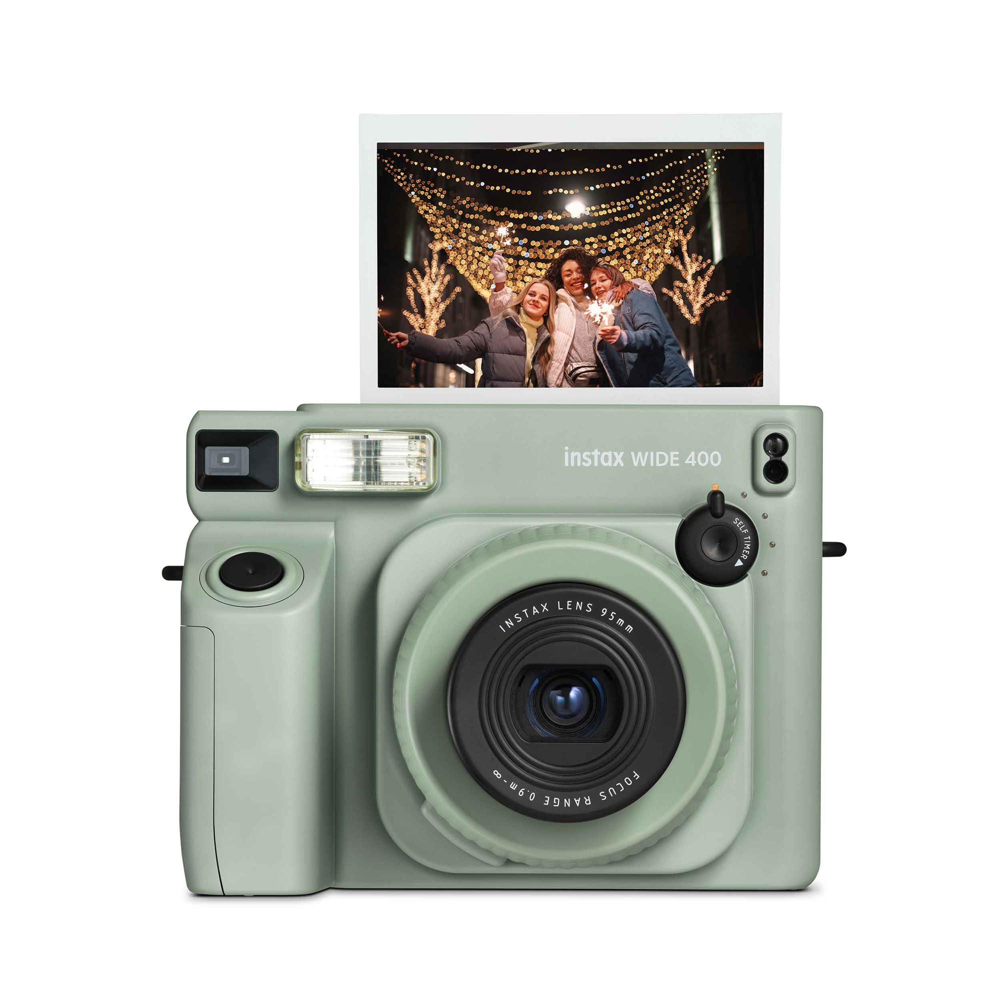 Fujifilm INSTAX Wide 400 Instant Film Camera (Sage Green) - Wide Format Instant Photos for Parties, Travel & Memories - Perfect for Weddings, Birthdays & Polaroid-Style Photography