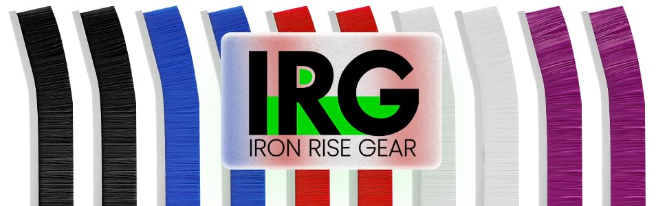 IRG Hard Bristle Crevice Cleaning Brush Set of 3 - Stiff Durable Grout & Tile Cleaning Brushes for Bathroom, Kitchen, Shower - Made in USA - Perfect for Deep Cleaning Narrow Gaps, Corners & Hard-to-Reach Areas