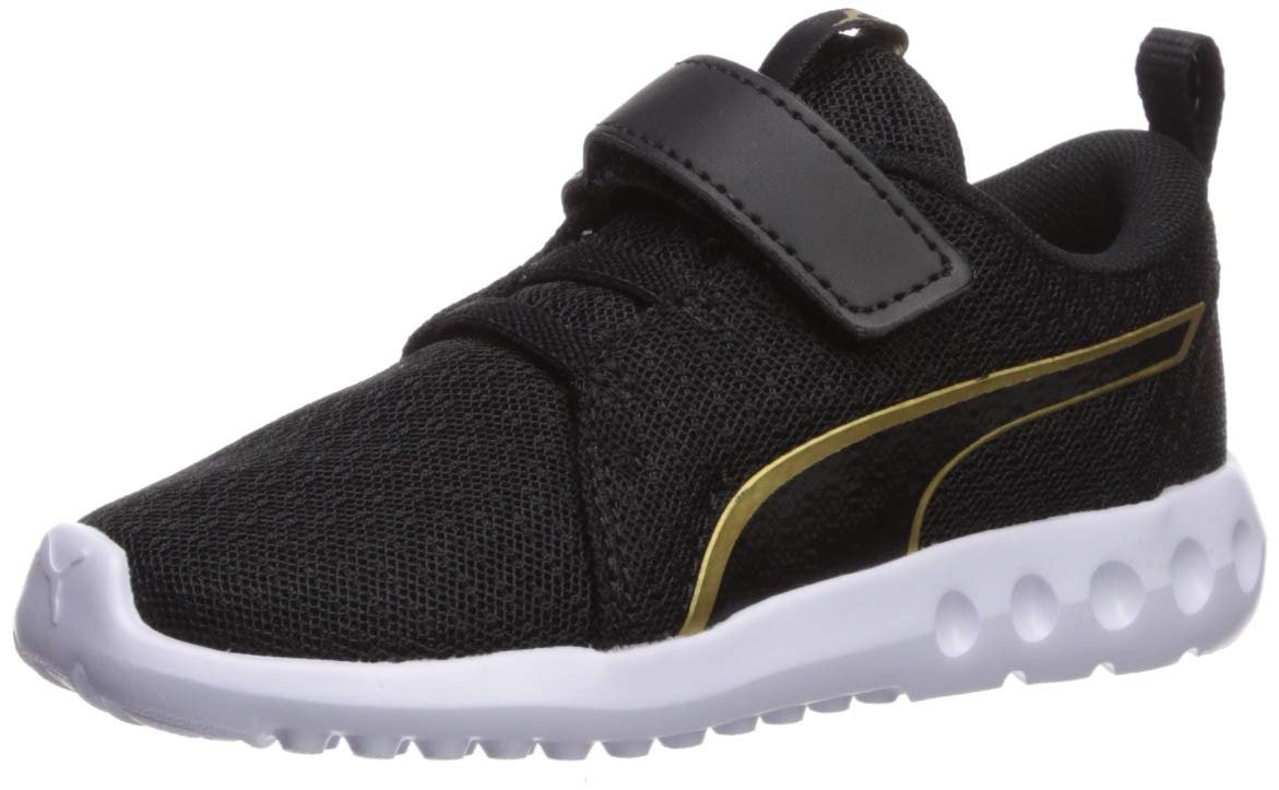 PUMA Unisex-Child Carson 2 Velcro Sneakers - Lightweight Kids' Athletic Shoes for Running, Playground & Everyday Wear