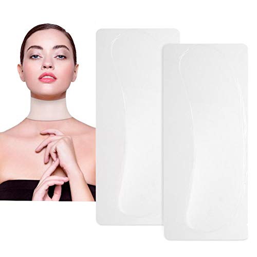 Reusable Silicone Neck Mask & Moisturizing Pad Set (2pc) - Hydrating Skin Care for Face & Neck - Perfect for Spa, Travel & Daily Skincare Routine