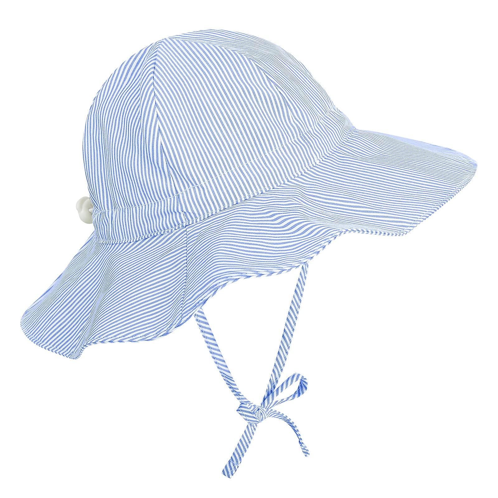 UPF 50+ Baby Sun Hat for Toddlers & Kids - Wide Brim Bucket Cap for Girls & Boys - Summer Beach, Pool, Outdoor Play & Travel Protection