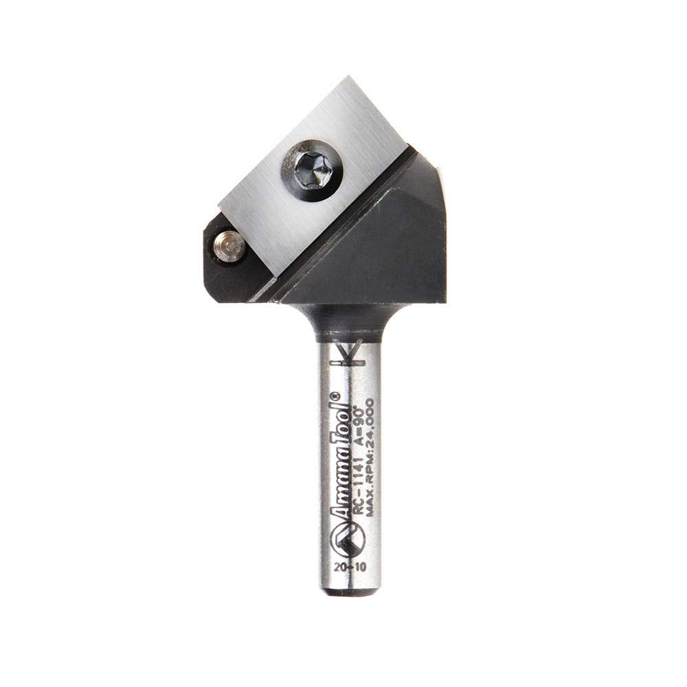 Amana Tool RC-1141 90 Degree V Groove Router Bit - 1/2