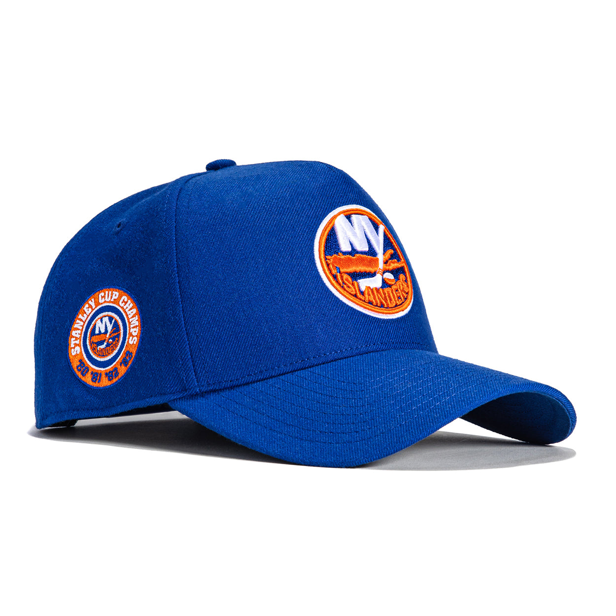 47 Brand New York Islanders 4x Stanley Cup Champions MVP Adjustable Snapback Hat - Royal Blue - Perfect for Hockey Games, Fan Events & Casual Wear
