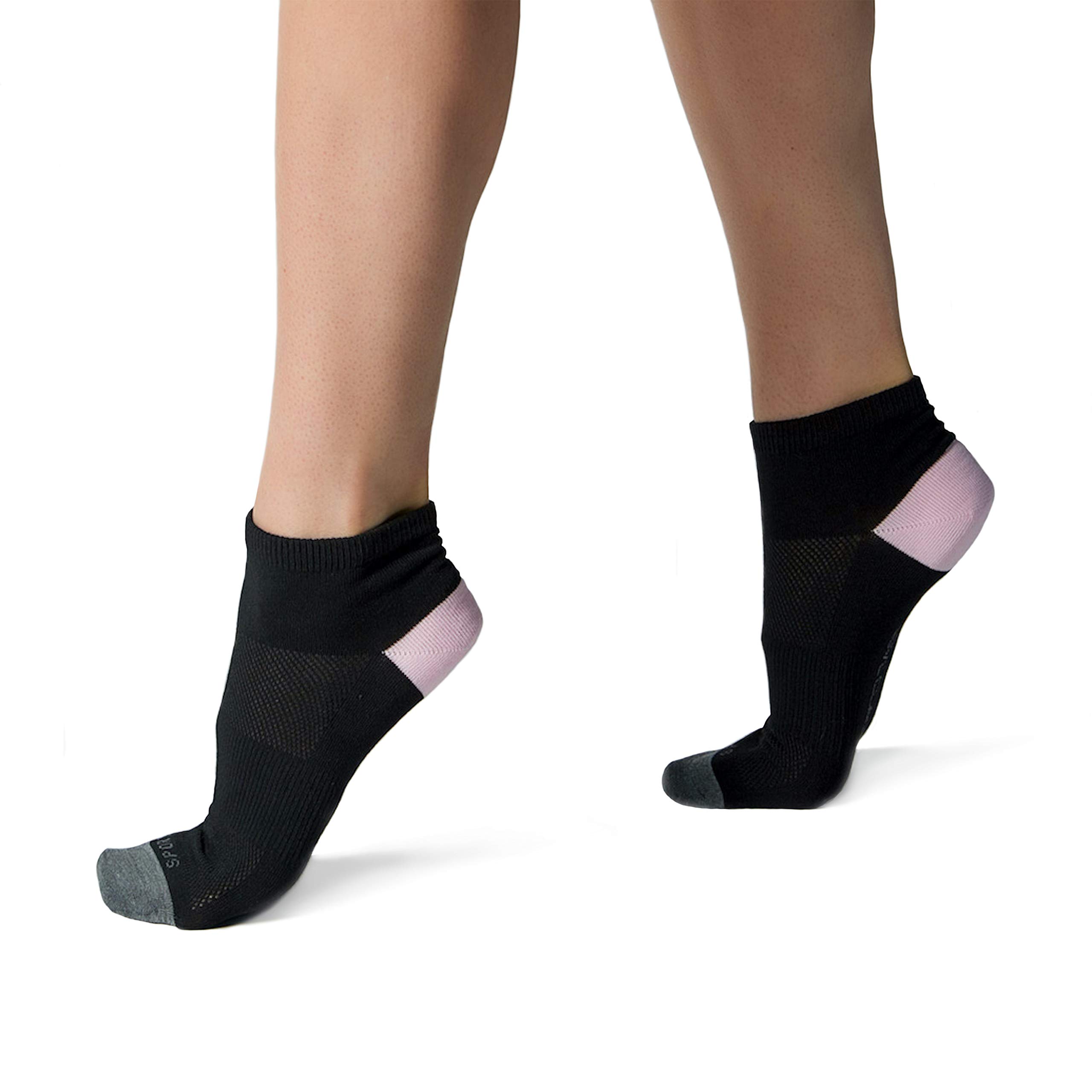 Women's Classic Ankle Socks - Moisture Wicking Athletic Socks for Running, Workout & Casual Wear | Comfortable Breathable Socks for Daily Use, Gym, Yoga & Lounge